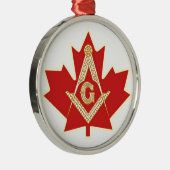 CANADIAN MASON SILBERNES ORNAMENT (Rechts)