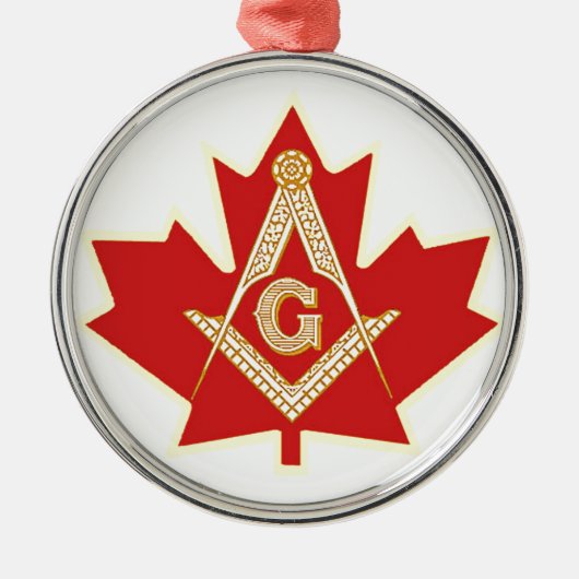 CANADIAN MASON SILBERNES ORNAMENT (Vorne)