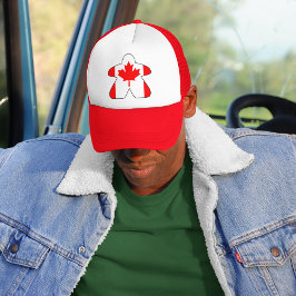 Canadian Meeple Trucker Hat Truckerkappe