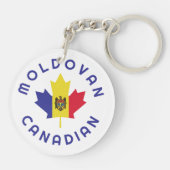 Canadian Moldovan Roots Schlüsselanhänger (Rückseite)
