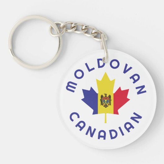 Canadian Moldovan Roots Schlüsselanhänger (Vorderseite)