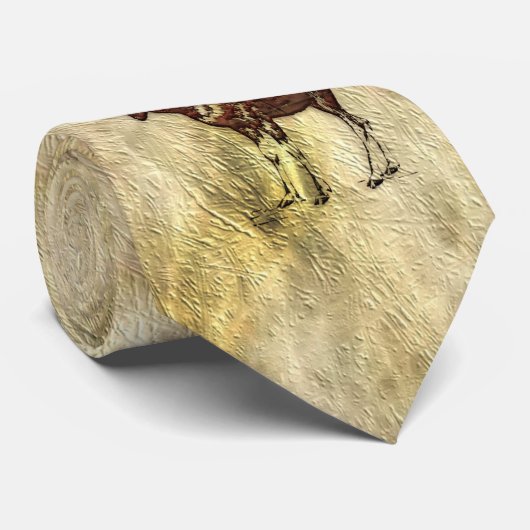 Canadian Moose 2 & Bio Textured Paper Look Krawatt Krawatte (Gerollt)