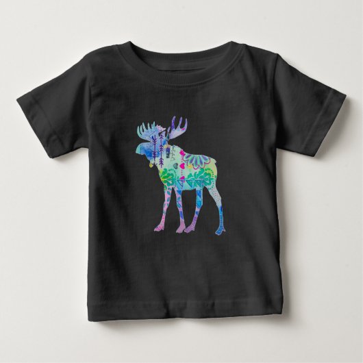 Canadian Moose Baby T-shirt (Vorderseite)