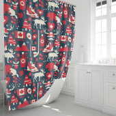 Canadian Moose Canada Icons Duschvorhang