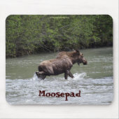 Canadian Moose Funny Wildlife Mousepad (Vorne)