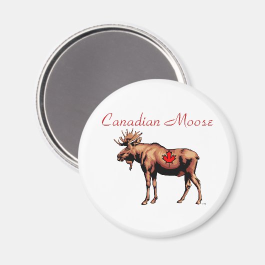 Canadian Moose Magnet (Vorderseite/Rückseite)