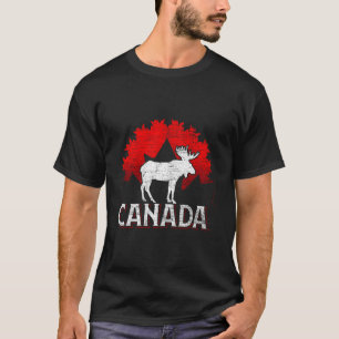 Canadian Moose Maple Leaf Tier Kanada T-Shirt