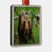 Canadian Moose Ornament Aus Metall (Rechts)