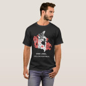 Canadian Mosaic Tee: Maple & Cultural Icons T-Shirt (Vorne ganz)