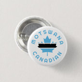 Canadian Motswana Roots Button (Vorne & Hinten)