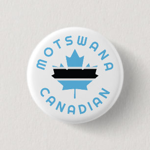 Canadian Motswana Roots Button