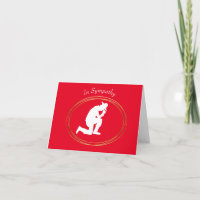 Canadian Mountain Police Sympathy Card