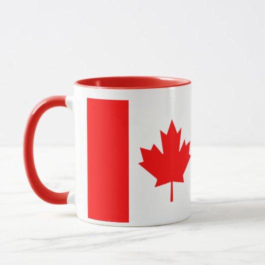 Canadian Mountie Canada Day Tasse (Links)