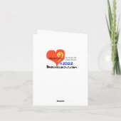 Canadian Mountie Icon Weihnachtskarte Karte (Rückseite)