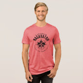 Canadian Nagavator Telling you where to go Tri-Blend Shirt (Vorderseite voll)