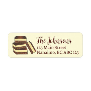 Canadian Nanaimo Bar BC Canada Bakery Dessert Food