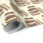 Canadian Nanaimo Bar BC Canada Bakery Dessert Food Geschenkpapier (Rolleneckpunkt)