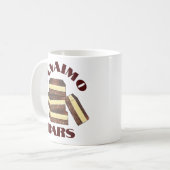 Canadian Nanaimo Bar BC Canada Bakery Dessert Food Kaffeetasse (Vorderseite Links)