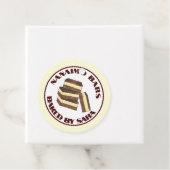 Canadian Nanaimo Bars Bäckerei hausgemacht von Geschenkanhänger (Beispiel)