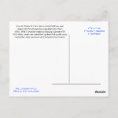 Canadian National CN 2453 - GE ‚Dash 8‘ Lokomotive Postkarte (Rückseite)