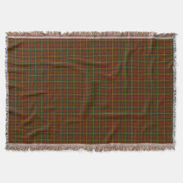 Canadian National Maple Leaf Tartan Decke