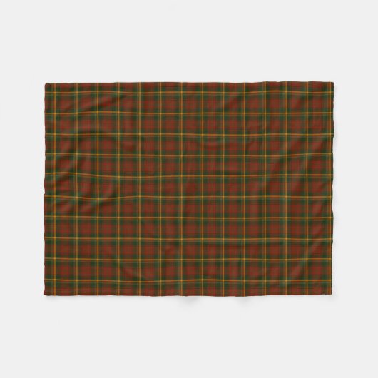 Canadian National Maple Leaf Tartan Fleecedecke (Vorderseite (Horizontal))