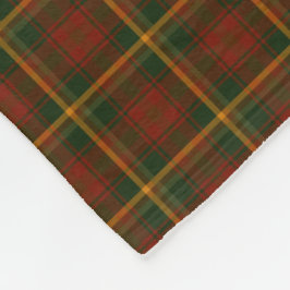 Canadian National Maple Leaf Tartan Fleecedecke