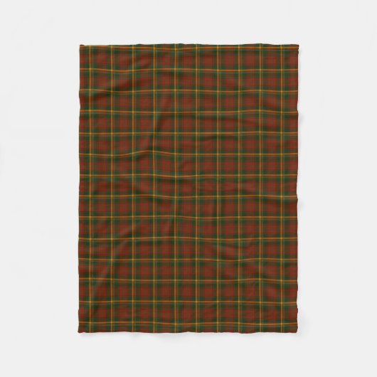 Canadian National Maple Leaf Tartan Fleecedecke (Vorderseite)