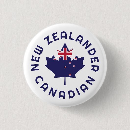 Canadian New Zealander Roots Button (Vorderseite)