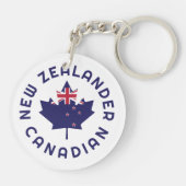 Canadian New Zealander Roots Schlüsselanhänger (Rückseite)