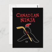 Canadian Ninja Postkarte (Vorne/Hinten)
