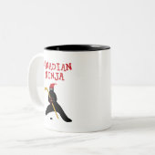 Canadian Ninja Zweifarbige Tasse (Vorderseite Links)