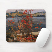 Canadian Painting-Lake and Red Tree von Tom Thomso Mousepad (Mit Mouse)