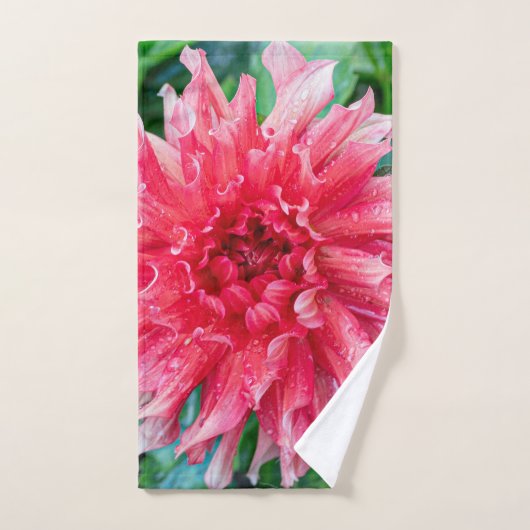 Canadian Pink Dahlia Art Print Handtuch (Handtuch)