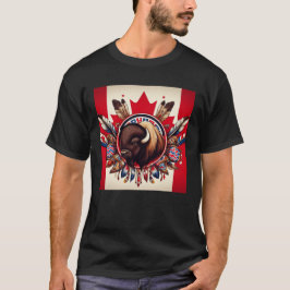 Canadian Prairie Buffalo T-Shirt