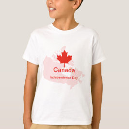 Canadian Pride Maple Leaf Karte T-Shirt
