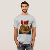 "Canadian Pride Polar Bear Tee – Majestic Wilderne (Vorne ganz)