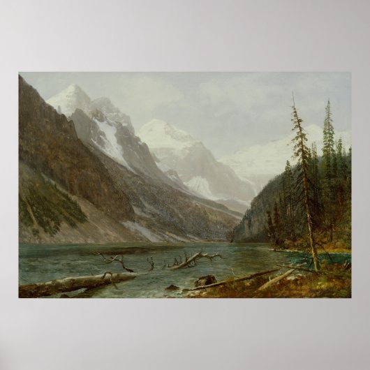 Canadian Rockies (1889) - Albert Bierstadt Poster (Vorne)