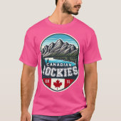 Canadian Rockies Canada Rocky Mountains Souvenir A T-Shirt (Vorderseite)