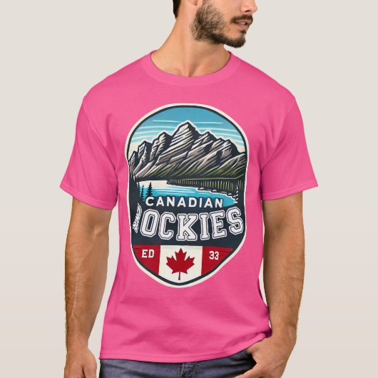 Canadian Rockies Canada Rocky Mountains Souvenir A T-Shirt (Vorderseite)
