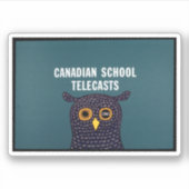 Canadian School Telecasts Aufkleber (Vorderseite)