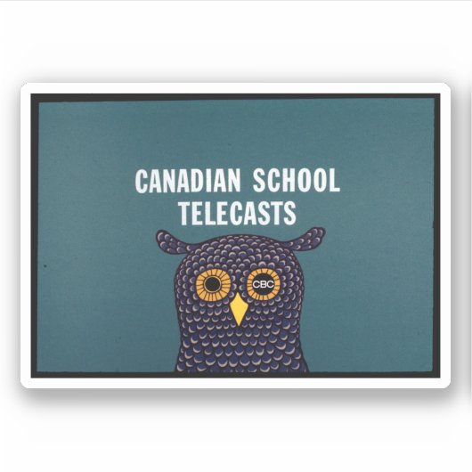 Canadian School Telecasts Aufkleber (Vorderseite)