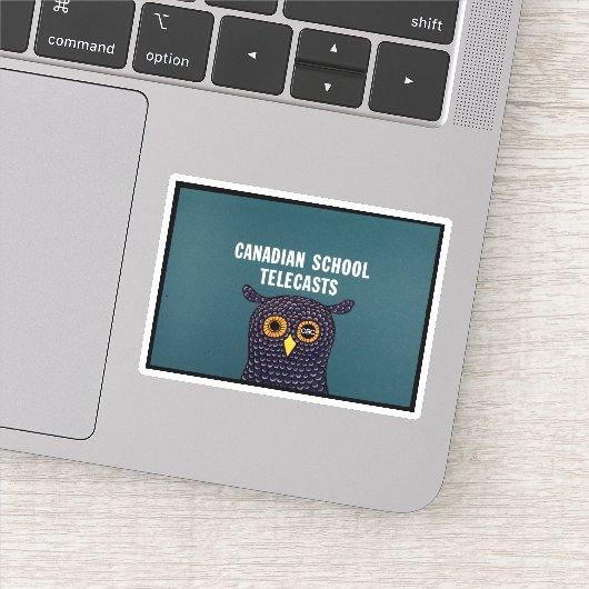 Canadian School Telecasts Aufkleber (Detail)