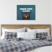 Canadian School Telecasts Leinwanddruck (Insitu (Schlafzimmer))