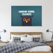 Canadian School Telecasts Leinwanddruck (Insitu (Schlafzimmer))
