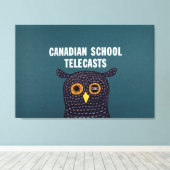 Canadian School Telecasts Leinwanddruck (Insitu (Holzboden))