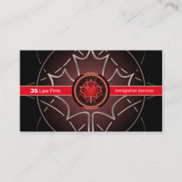 Canadian Services Business Card Visitenkarte