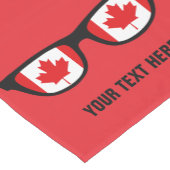 Canadian Shades benutzerdefinierte Tischläufer (Ecke)