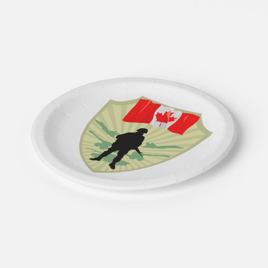 Canadian Soldier Paper Teller (Schrägansicht)