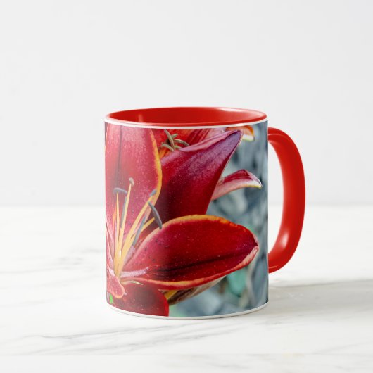 Canadian Stargazer Lily - Wohlstand und Überfluss Tasse (VorderseiteRechts)